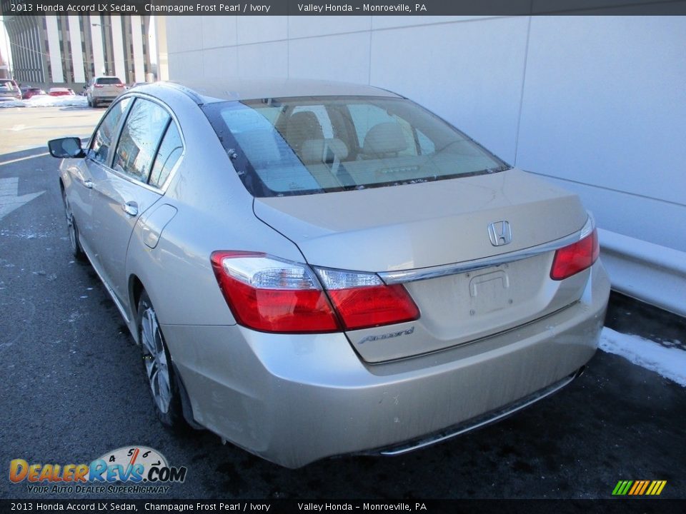 2013 Honda Accord LX Sedan Champagne Frost Pearl / Ivory Photo #3