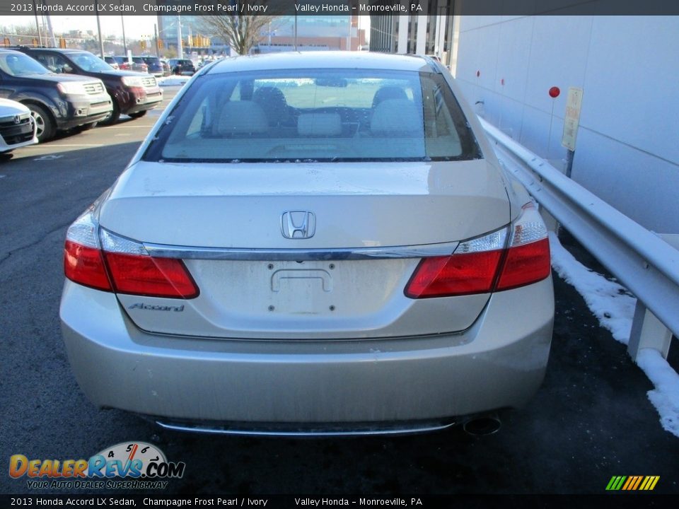 2013 Honda Accord LX Sedan Champagne Frost Pearl / Ivory Photo #4