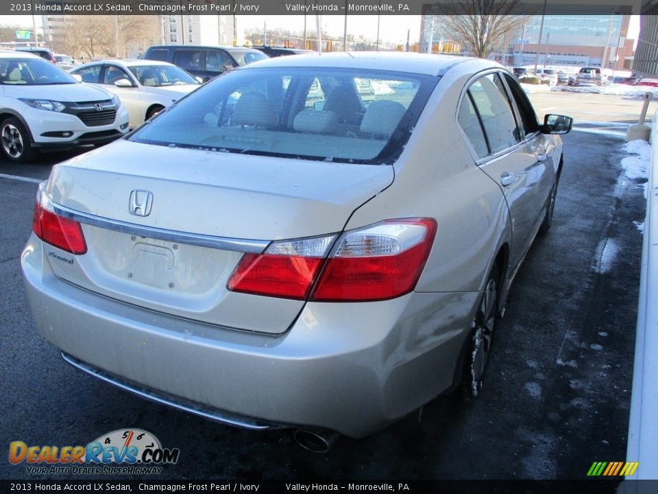 2013 Honda Accord LX Sedan Champagne Frost Pearl / Ivory Photo #5