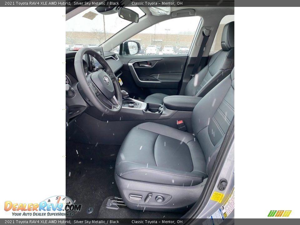 2021 Toyota RAV4 XLE AWD Hybrid Silver Sky Metallic / Black Photo #2
