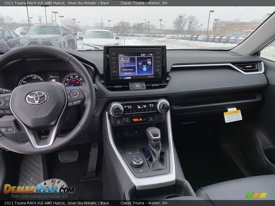 2021 Toyota RAV4 XLE AWD Hybrid Silver Sky Metallic / Black Photo #4
