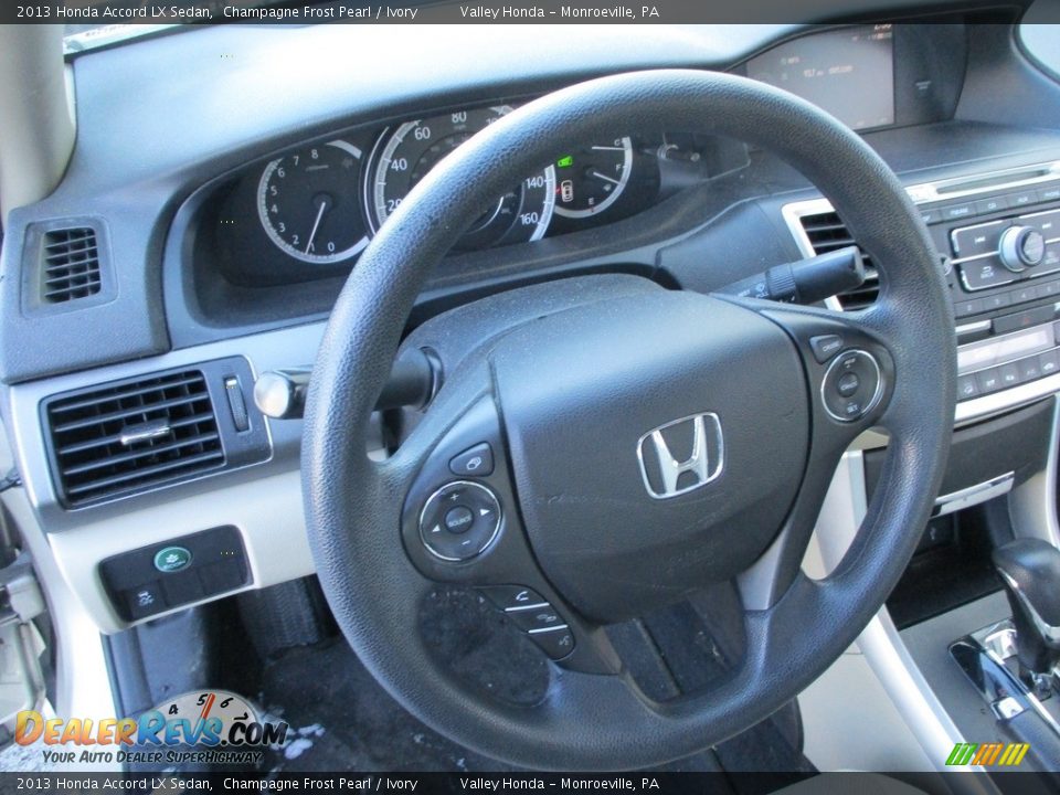 2013 Honda Accord LX Sedan Champagne Frost Pearl / Ivory Photo #12