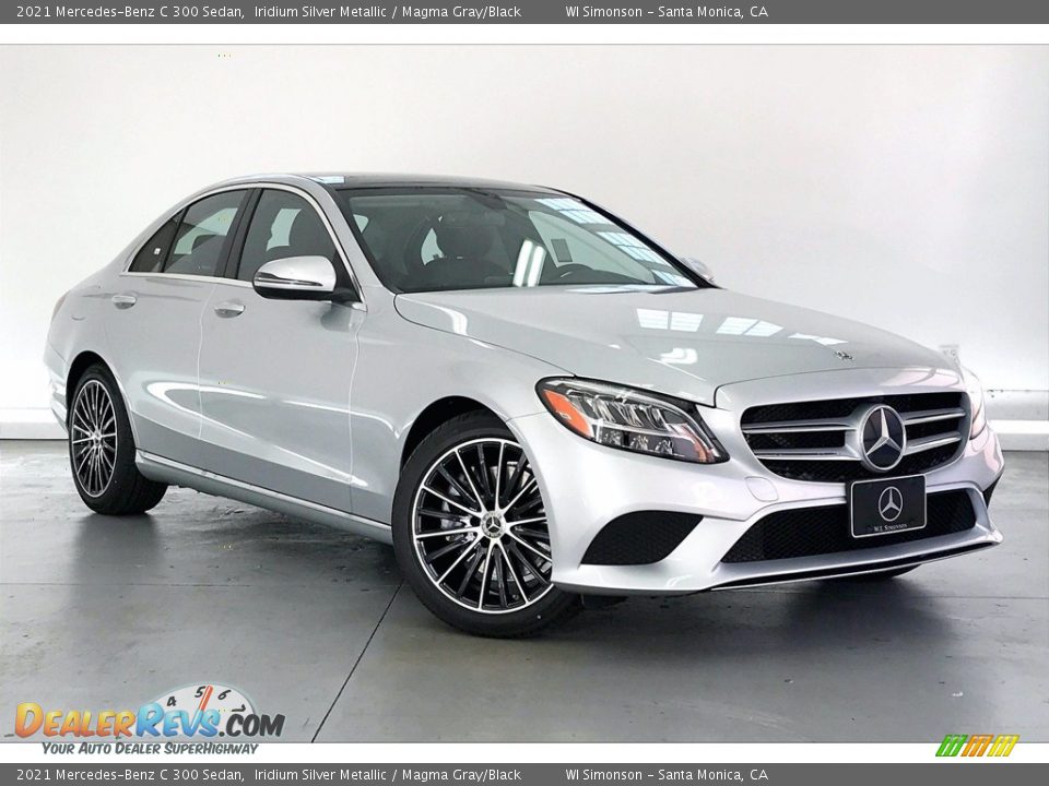 2021 Mercedes-Benz C 300 Sedan Iridium Silver Metallic / Magma Gray/Black Photo #12