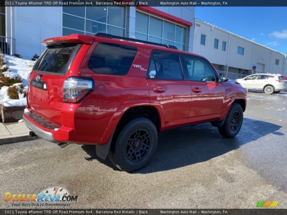 2021 Toyota 4Runner TRD Off Road Premium 4x4 Barcelona Red Metallic / Black Photo #14