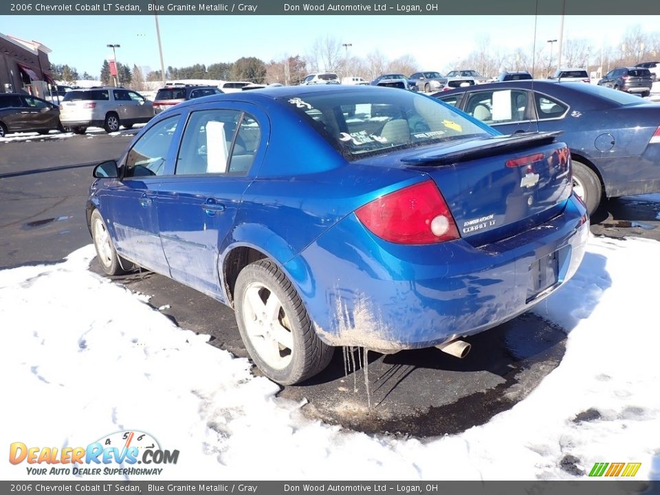 2006 Chevrolet Cobalt LT Sedan Blue Granite Metallic / Gray Photo #12