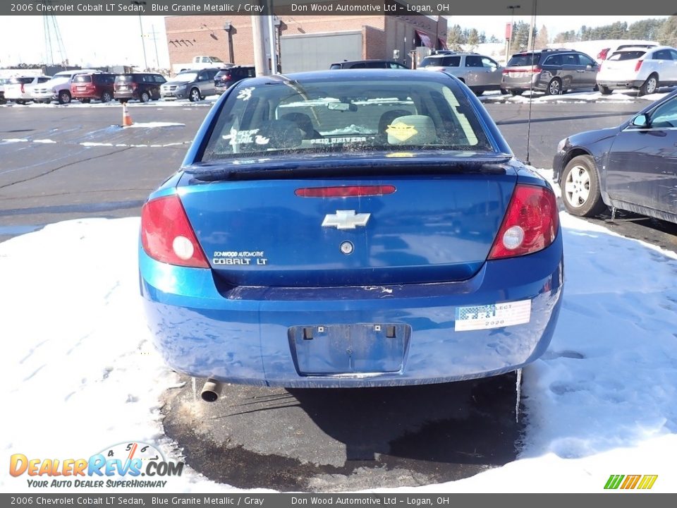 2006 Chevrolet Cobalt LT Sedan Blue Granite Metallic / Gray Photo #13