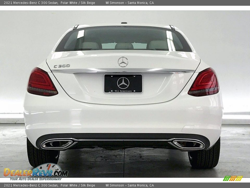 2021 Mercedes-Benz C 300 Sedan Polar White / Silk Beige Photo #3