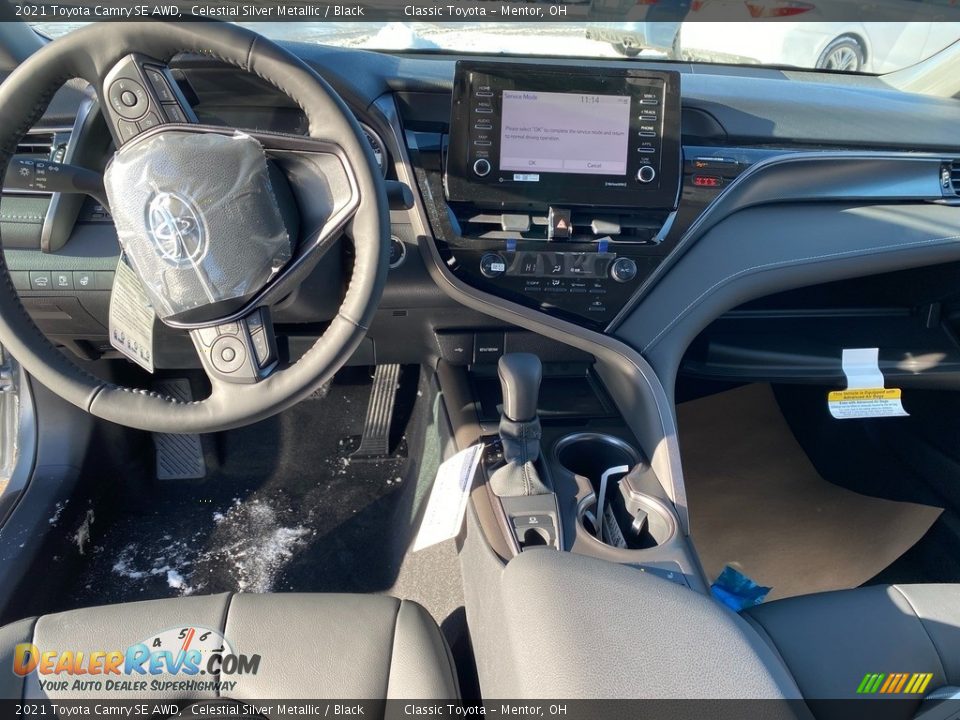 2021 Toyota Camry SE AWD Celestial Silver Metallic / Black Photo #4