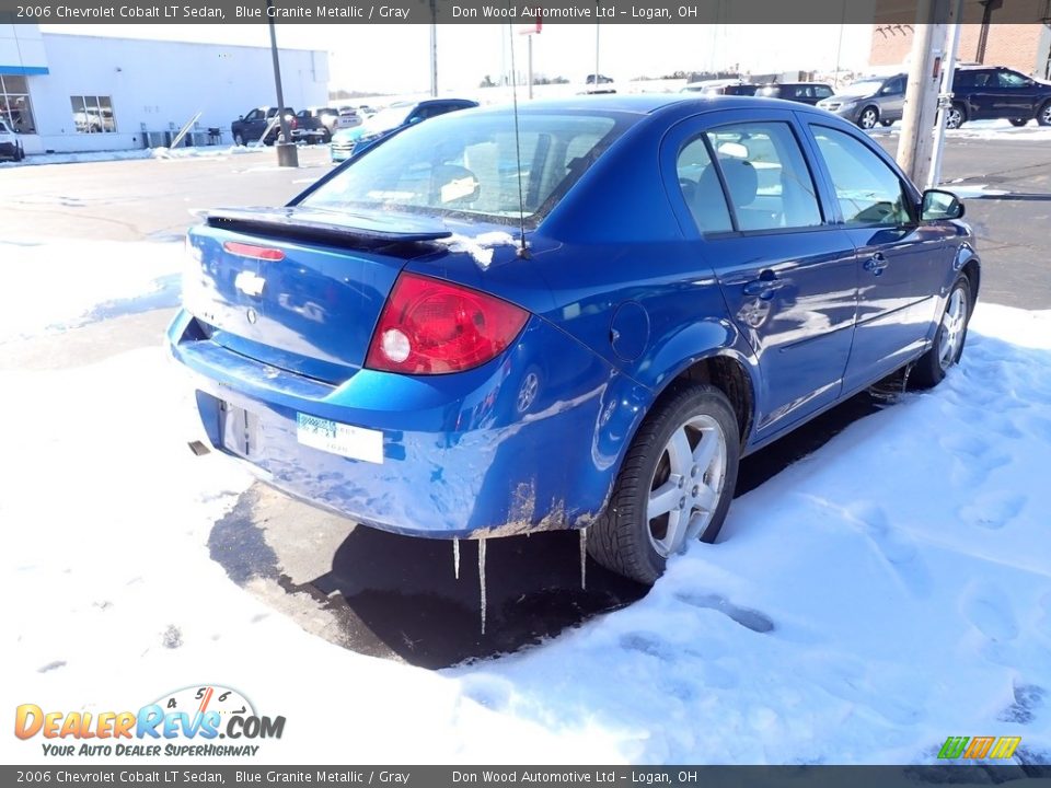 2006 Chevrolet Cobalt LT Sedan Blue Granite Metallic / Gray Photo #14