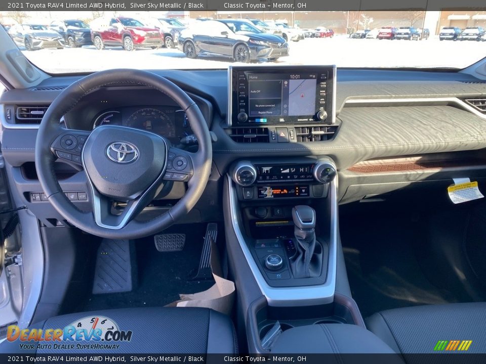 2021 Toyota RAV4 Limited AWD Hybrid Silver Sky Metallic / Black Photo #4