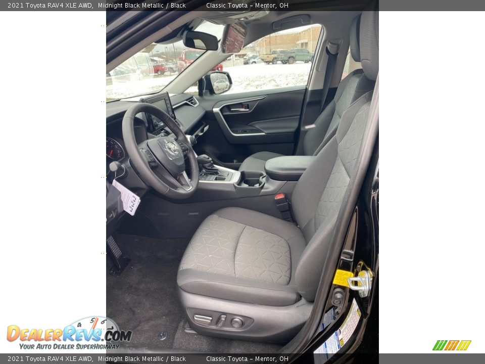 2021 Toyota RAV4 XLE AWD Midnight Black Metallic / Black Photo #2