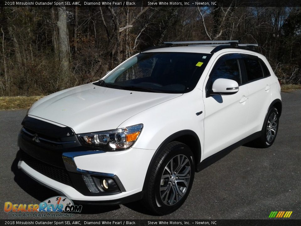 2018 Mitsubishi Outlander Sport SEL AWC Diamond White Pearl / Black Photo #3