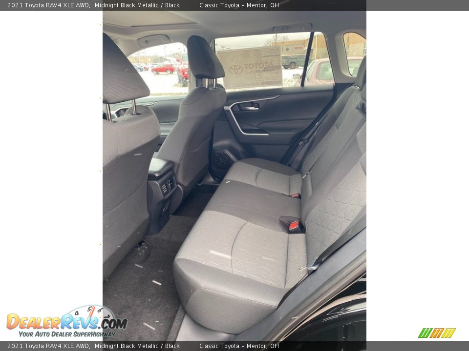 2021 Toyota RAV4 XLE AWD Midnight Black Metallic / Black Photo #3