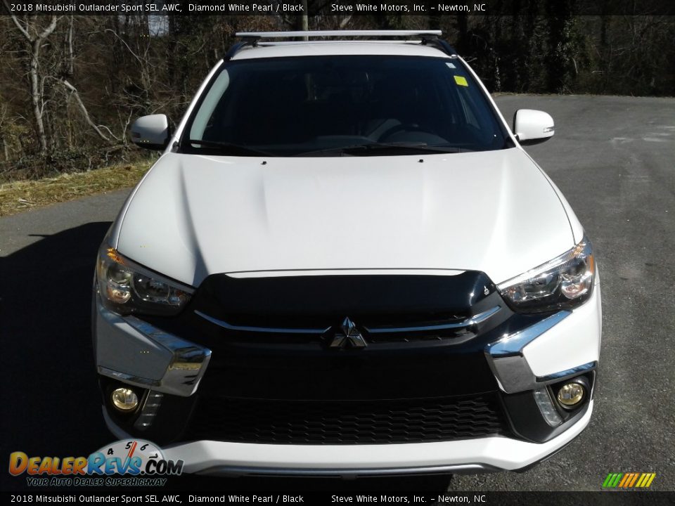 2018 Mitsubishi Outlander Sport SEL AWC Diamond White Pearl / Black Photo #4