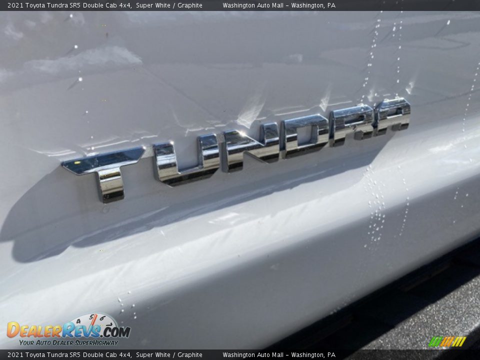 2021 Toyota Tundra SR5 Double Cab 4x4 Super White / Graphite Photo #23