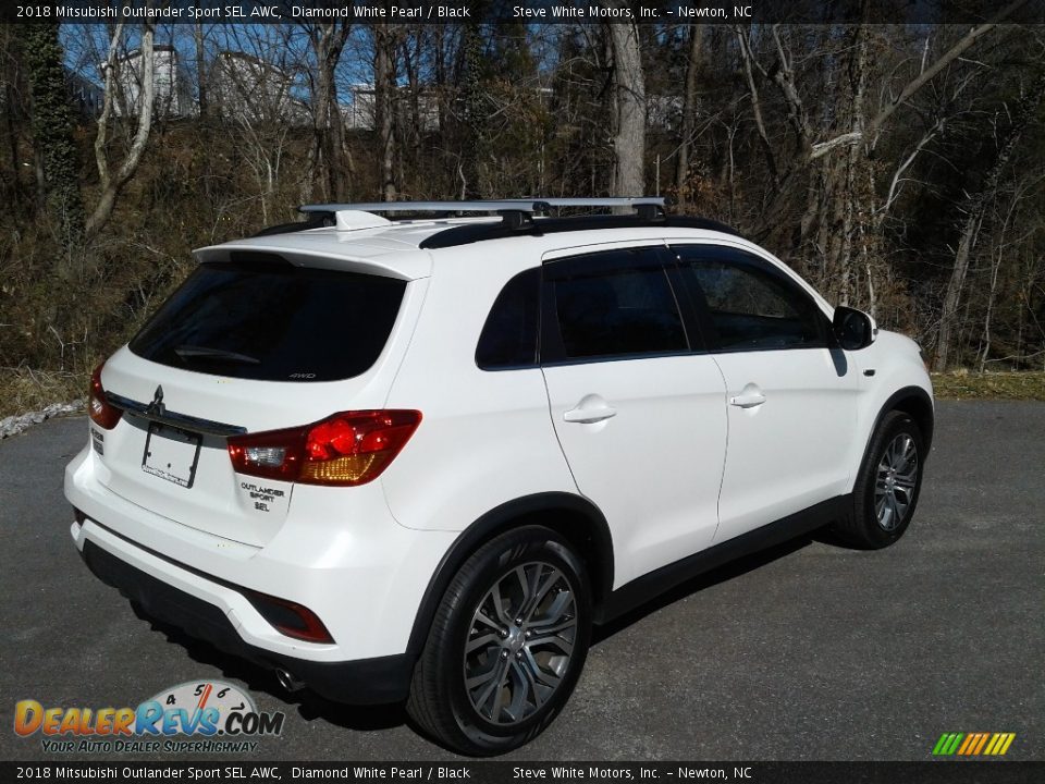 2018 Mitsubishi Outlander Sport SEL AWC Diamond White Pearl / Black Photo #7