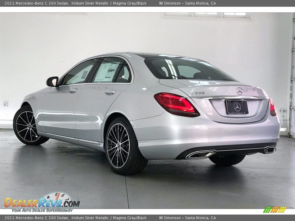 2021 Mercedes-Benz C 300 Sedan Iridium Silver Metallic / Magma Gray/Black Photo #2