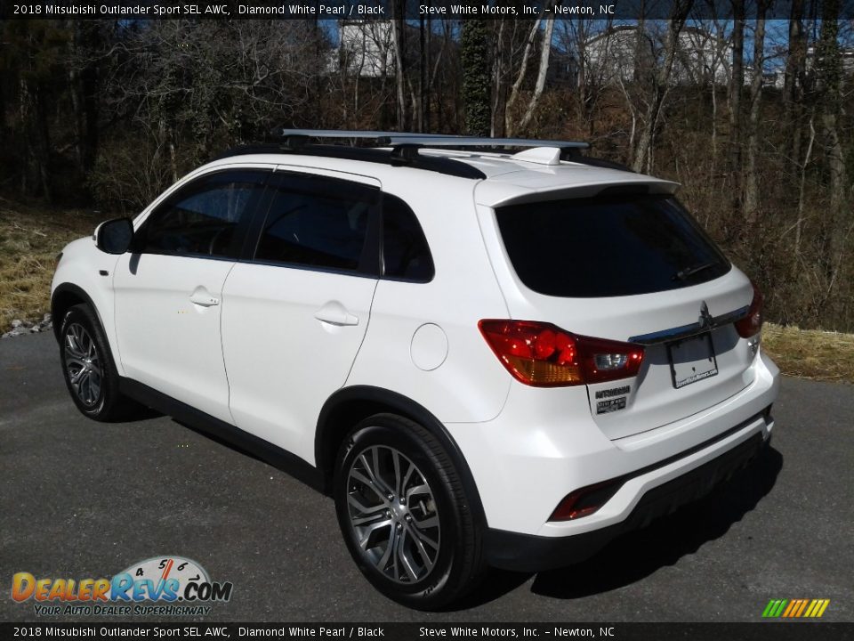 2018 Mitsubishi Outlander Sport SEL AWC Diamond White Pearl / Black Photo #9