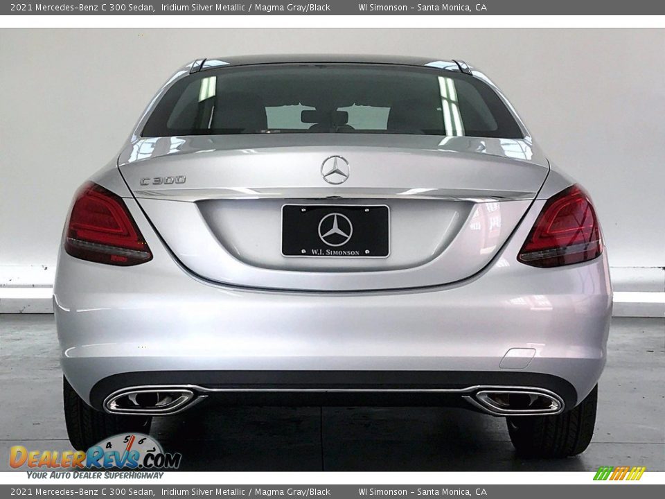 2021 Mercedes-Benz C 300 Sedan Iridium Silver Metallic / Magma Gray/Black Photo #3