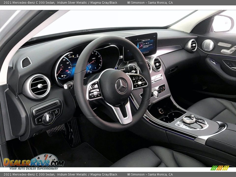 2021 Mercedes-Benz C 300 Sedan Iridium Silver Metallic / Magma Gray/Black Photo #4
