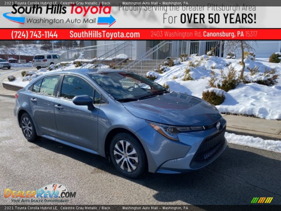 2021 Toyota Corolla Hybrid LE Celestite Gray Metallic / Black Photo #1