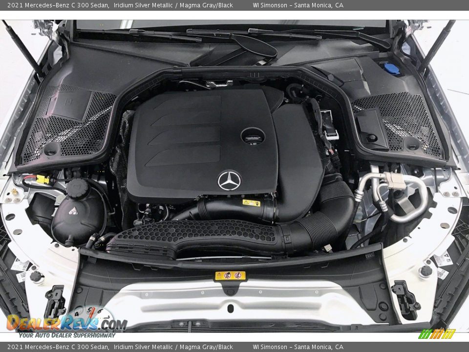 2021 Mercedes-Benz C 300 Sedan Iridium Silver Metallic / Magma Gray/Black Photo #8