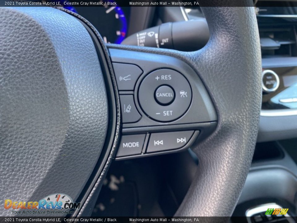 2021 Toyota Corolla Hybrid LE Celestite Gray Metallic / Black Photo #7