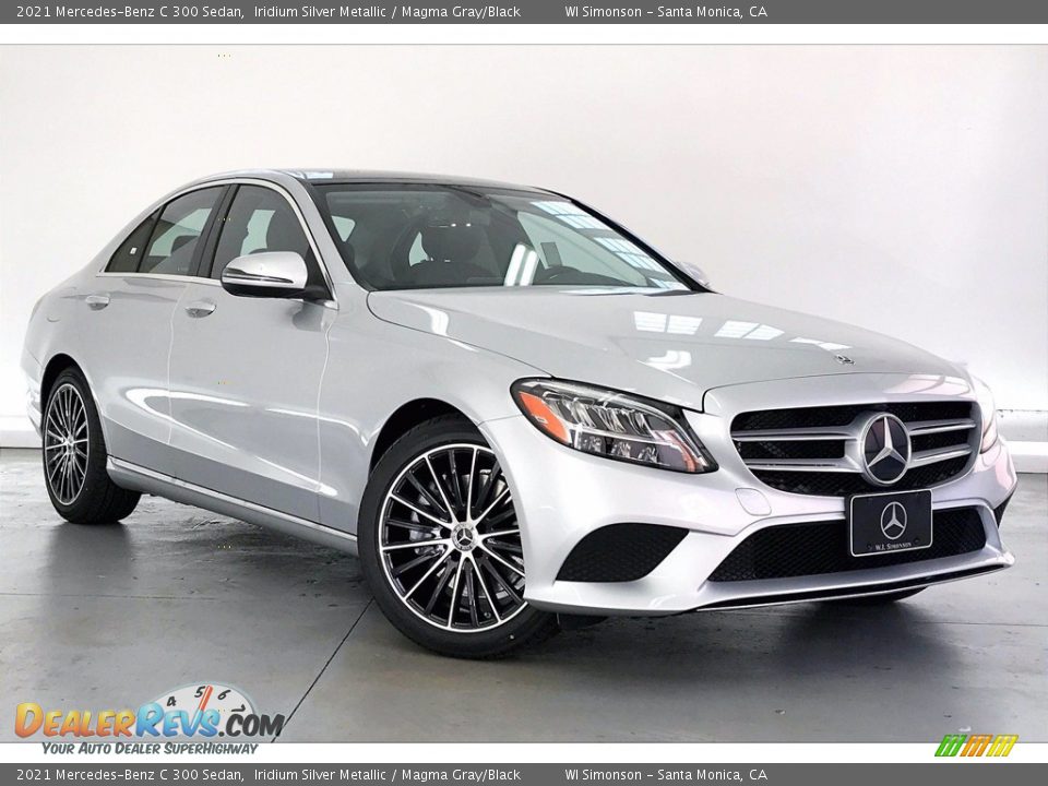 2021 Mercedes-Benz C 300 Sedan Iridium Silver Metallic / Magma Gray/Black Photo #12