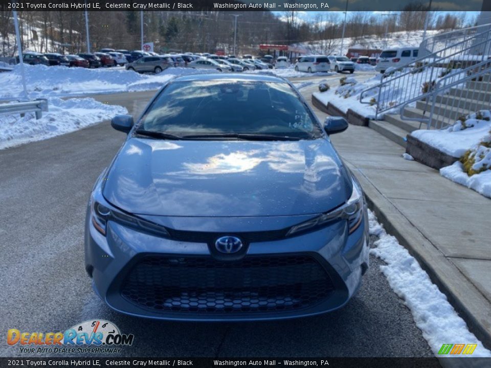 2021 Toyota Corolla Hybrid LE Celestite Gray Metallic / Black Photo #12