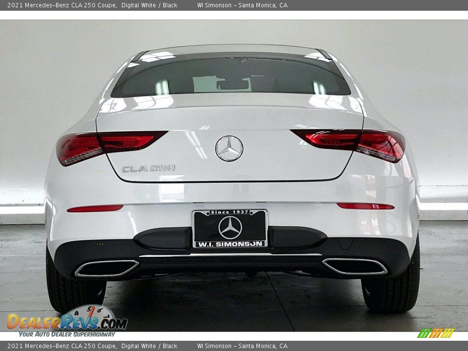 2021 Mercedes-Benz CLA 250 Coupe Digital White / Black Photo #3