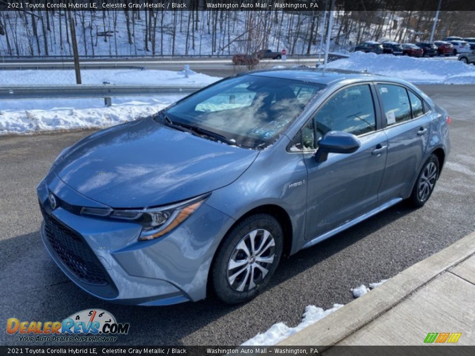 2021 Toyota Corolla Hybrid LE Celestite Gray Metallic / Black Photo #13