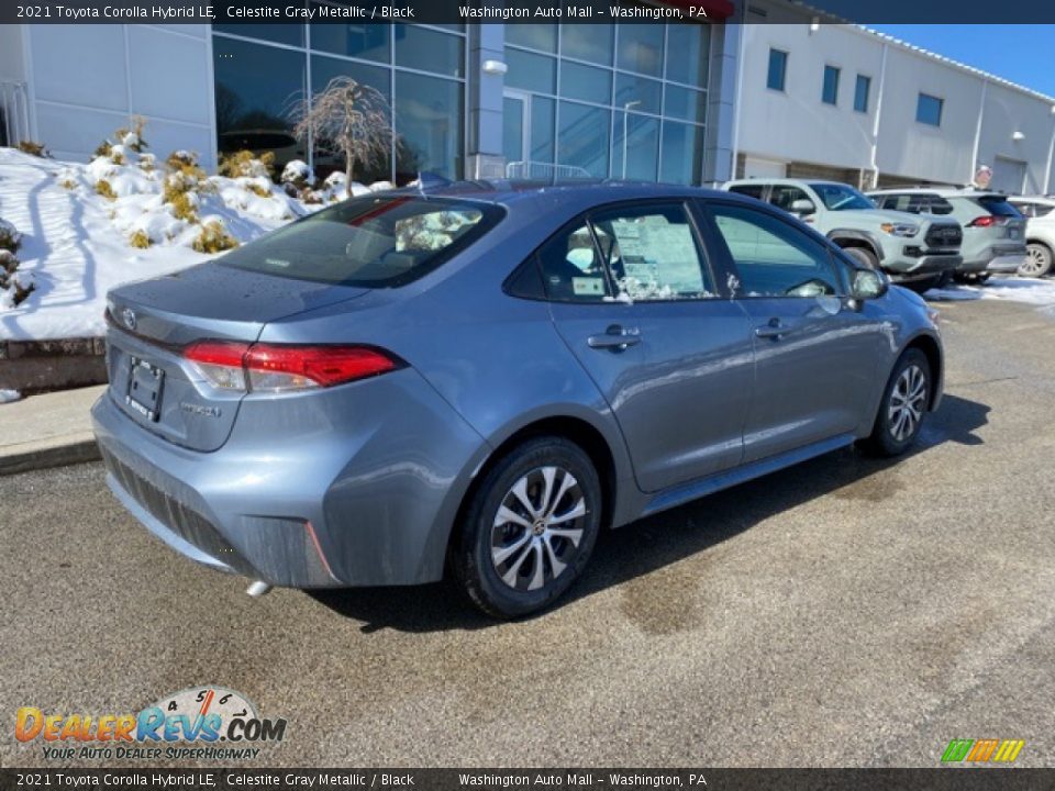 2021 Toyota Corolla Hybrid LE Celestite Gray Metallic / Black Photo #14