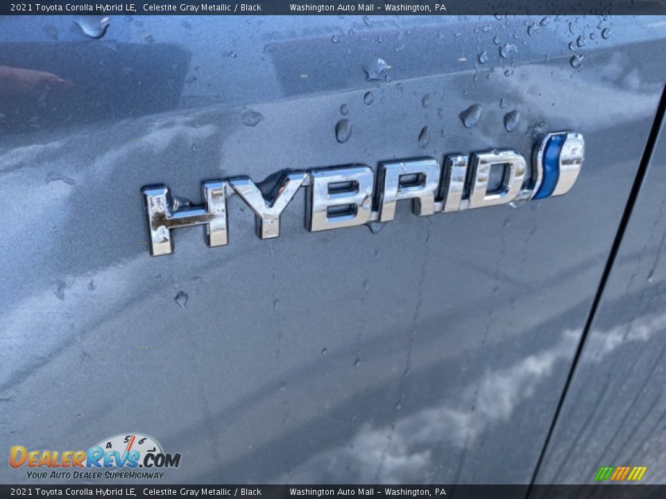 2021 Toyota Corolla Hybrid LE Celestite Gray Metallic / Black Photo #22