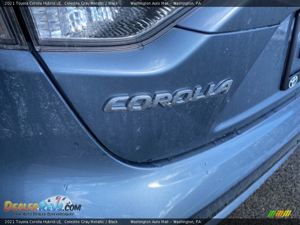 2021 Toyota Corolla Hybrid LE Celestite Gray Metallic / Black Photo #23
