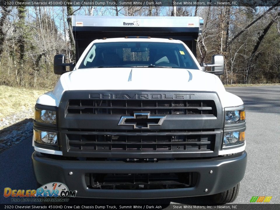 2020 Chevrolet Silverado 4500HD Crew Cab Chassis Dump Truck Summit White / Dark Ash Photo #5