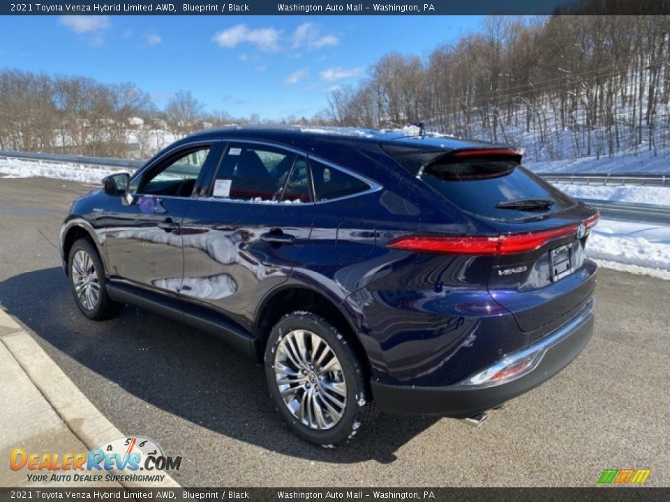 2021 Toyota Venza Hybrid Limited AWD Blueprint / Black Photo #2