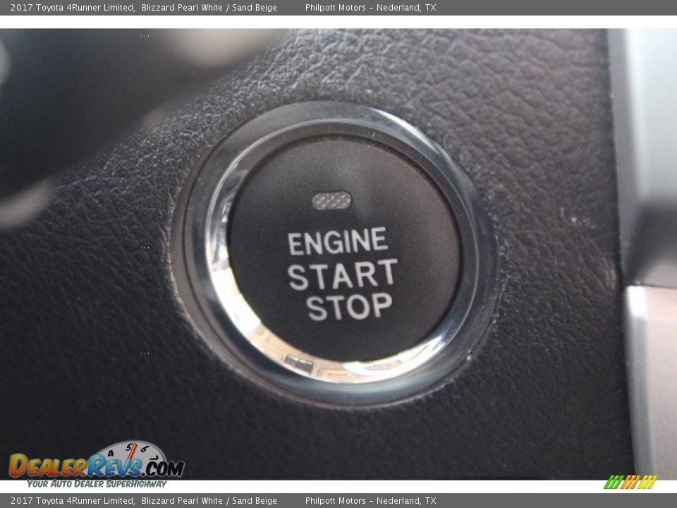 2017 Toyota 4Runner Limited Blizzard Pearl White / Sand Beige Photo #17