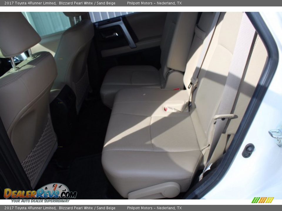 2017 Toyota 4Runner Limited Blizzard Pearl White / Sand Beige Photo #20