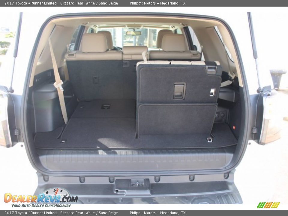 2017 Toyota 4Runner Limited Blizzard Pearl White / Sand Beige Photo #23