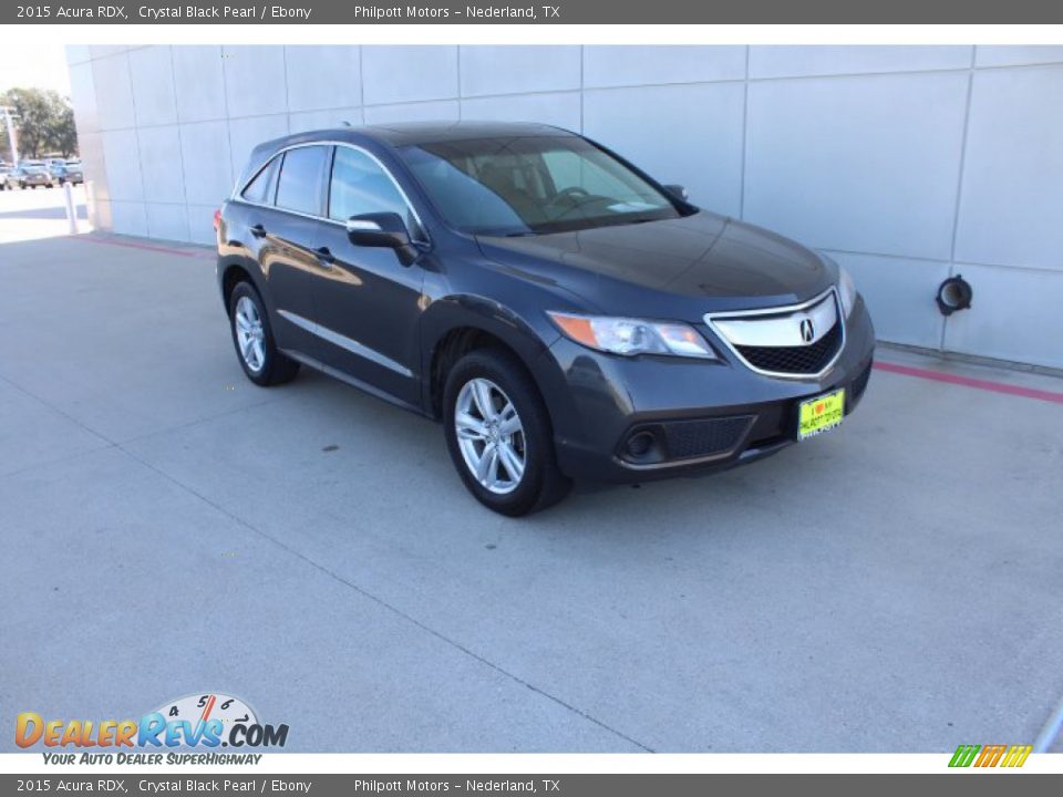2015 Acura RDX Crystal Black Pearl / Ebony Photo #2
