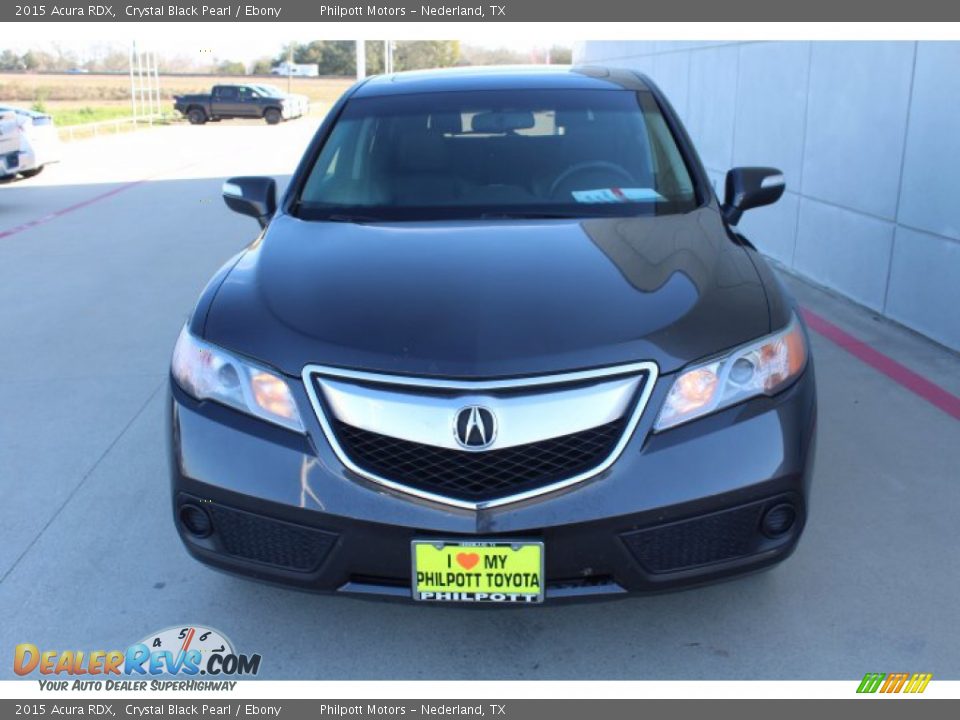 2015 Acura RDX Crystal Black Pearl / Ebony Photo #3