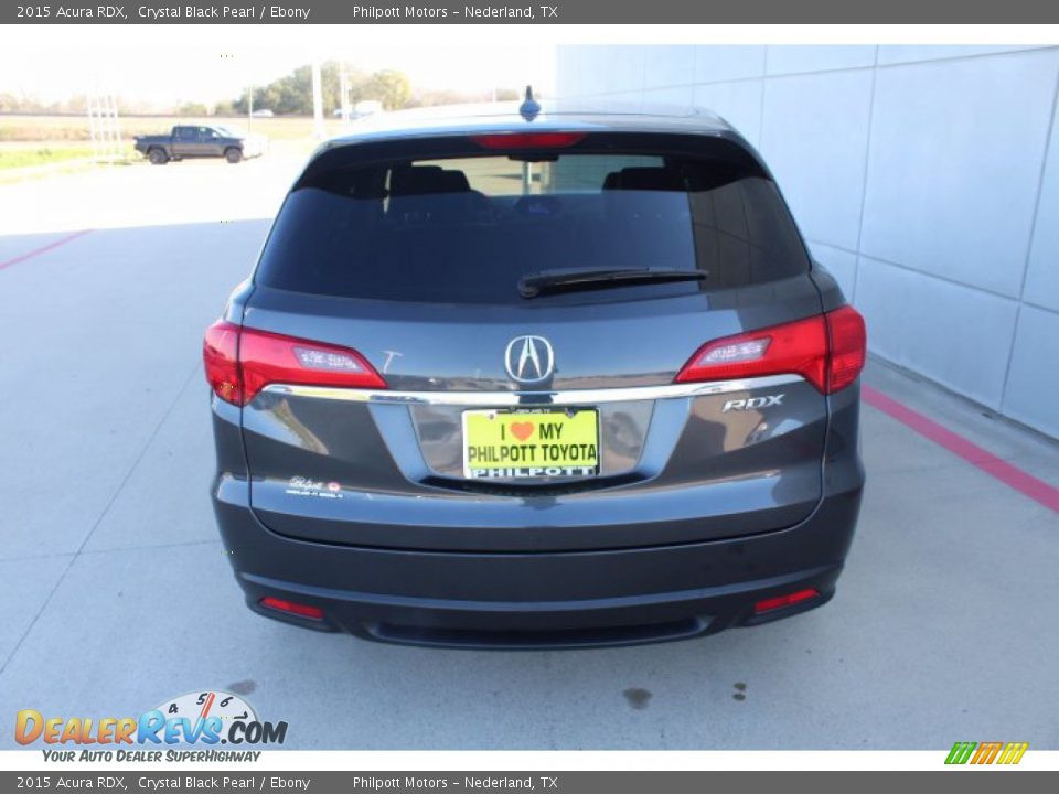 2015 Acura RDX Crystal Black Pearl / Ebony Photo #7