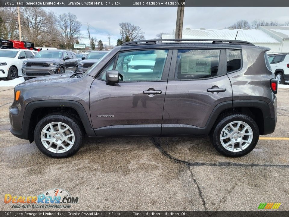2021 Jeep Renegade Limited 4x4 Granite Crystal Metallic / Black Photo #9