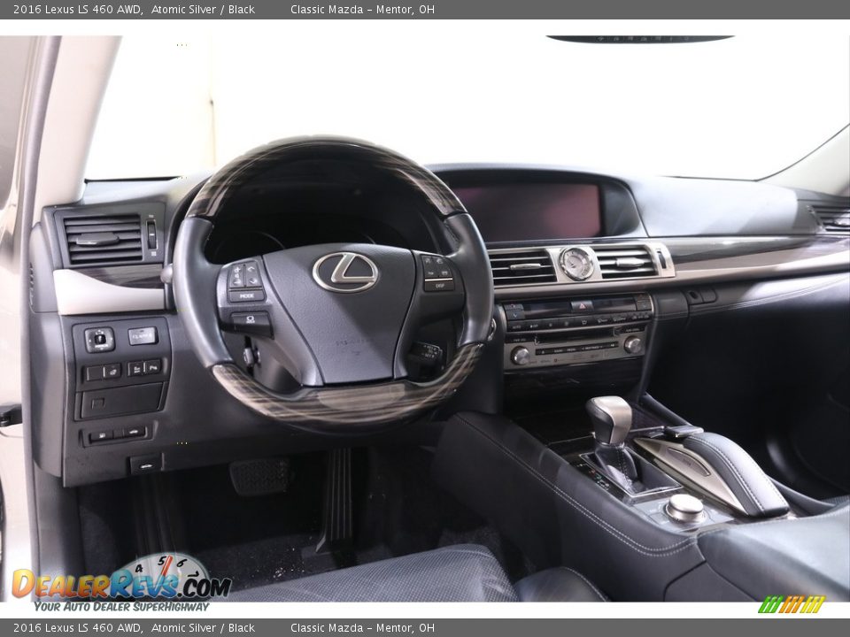 Black Interior - 2016 Lexus LS 460 AWD Photo #6