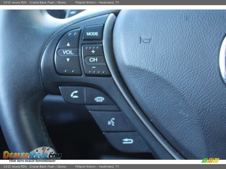 2015 Acura RDX Crystal Black Pearl / Ebony Photo #11