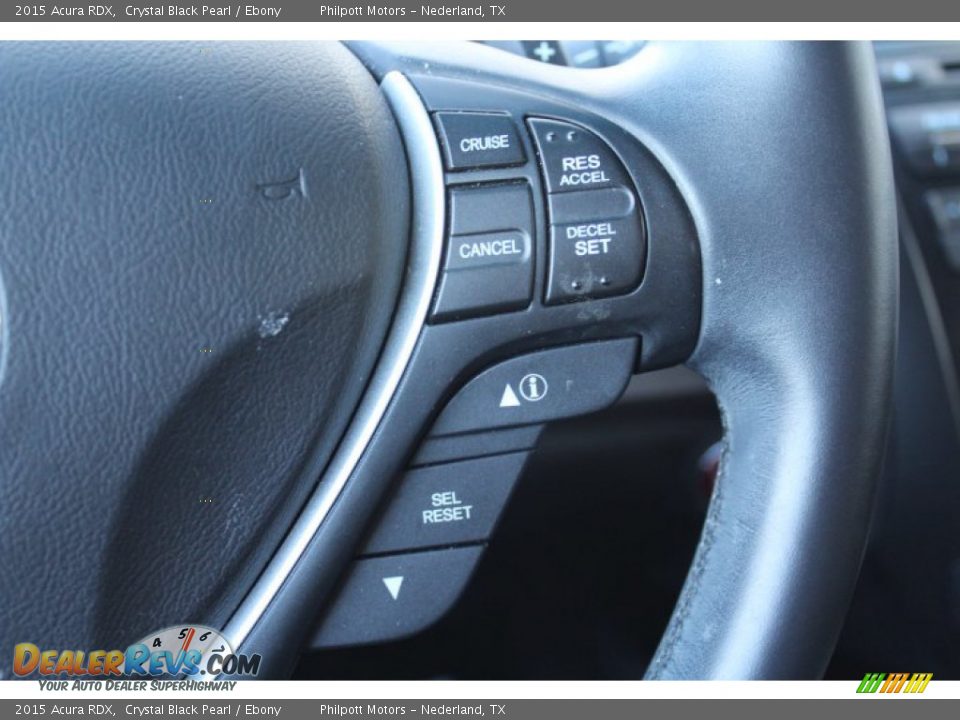 2015 Acura RDX Crystal Black Pearl / Ebony Photo #12
