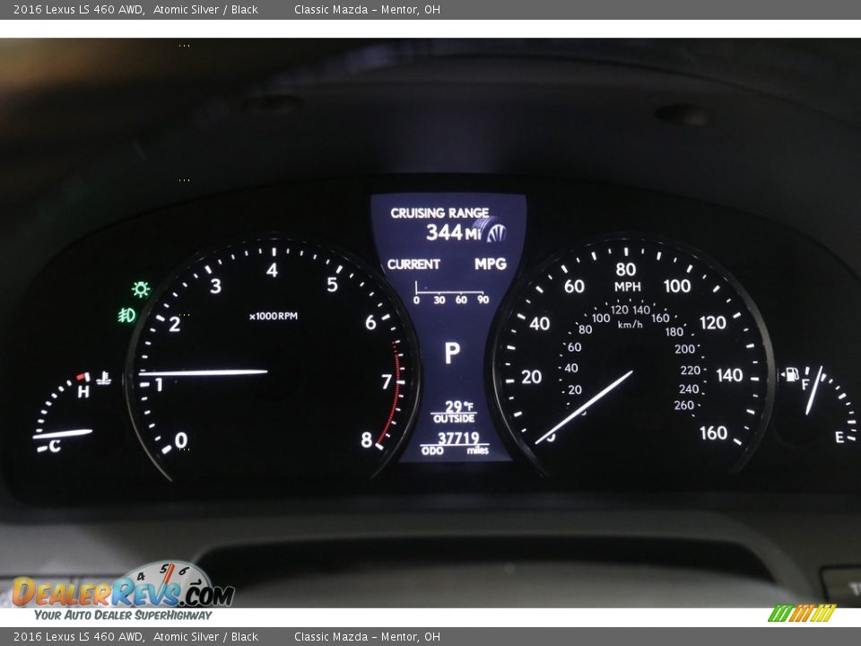 2016 Lexus LS 460 AWD Gauges Photo #8