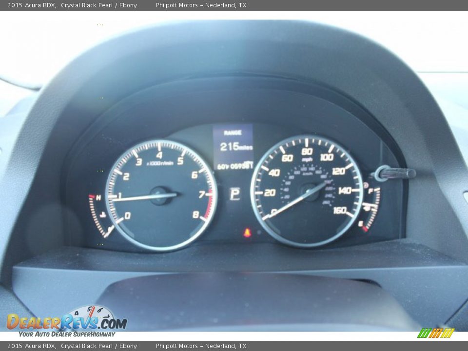 2015 Acura RDX Crystal Black Pearl / Ebony Photo #13