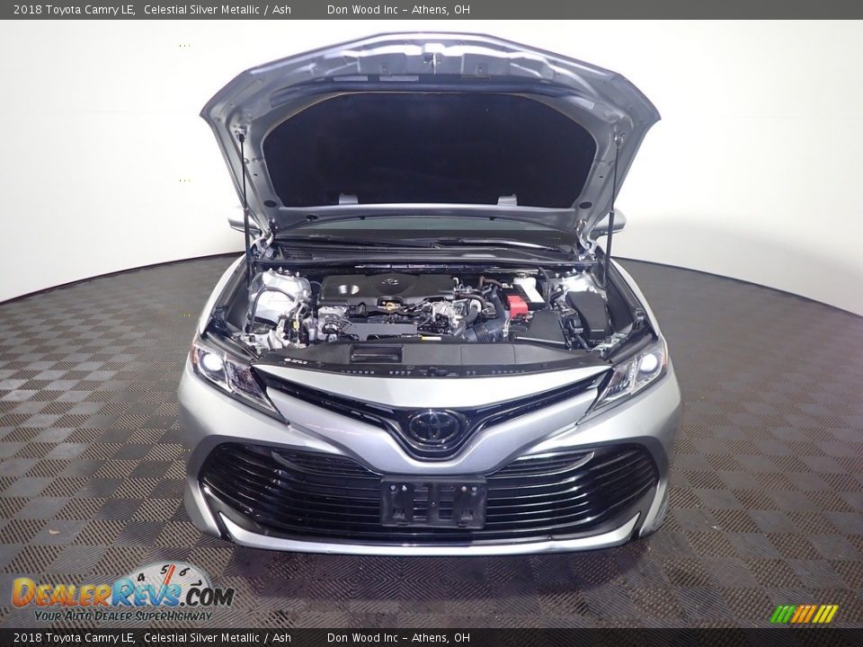 2018 Toyota Camry LE Celestial Silver Metallic / Ash Photo #6