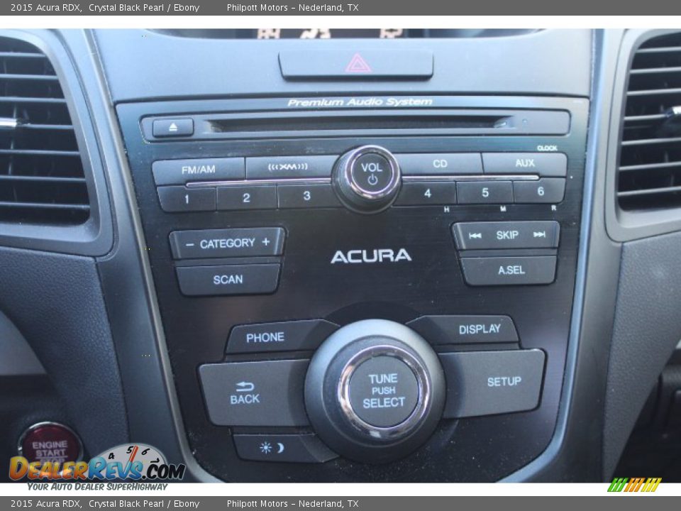 2015 Acura RDX Crystal Black Pearl / Ebony Photo #16